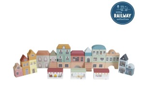 Little Dutch Bauklötze Stadtgebäude Holzeisenbahn Erweiterung  