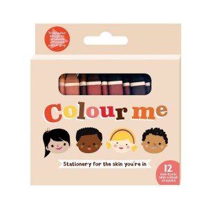 Hautfarbstifte Wachs Malstifte Colour Me Kids® -  Vegan !