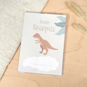 KINDER REISEPASS HÜLLE "DINOSAURIER" - MintKind