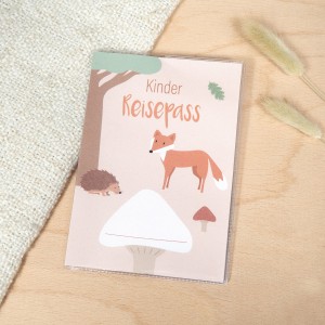 KINDER REISEPASS HÜLLE "WALD" - MintKind