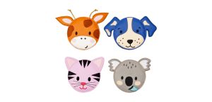 Kleine Portmonee Bunte Geschenke, sort. (Tierköpfe)- Die Spiegelburg 