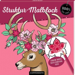 Struktur-Malblock (mit Schraffur-Schablone)  - Die Spiegelburg  