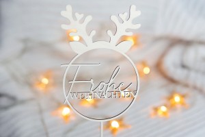 Cake Topper  Hirsch aus Holz    