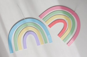 Mobile Regenbogen - Personalisierbar