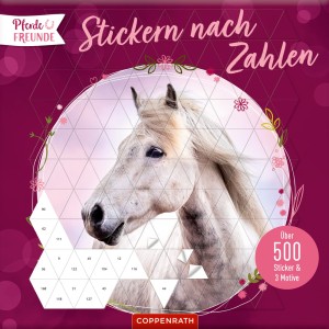 Pferdefreunde:  Stickern nach Zahlen  - Die Spiegelburg  