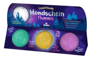 Leuchtende Mondscheinflummis 3er Set - Moses    