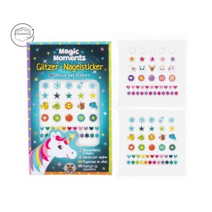 MAGIC MOMENTS WS Nagelsticker-Set Glitzer 44-teilig Trendhaus   