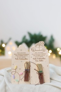 Kleines Geschenk aus Holz für zb. Lehrer, Erzieher Schokolade Dankeschön -Personalisiert