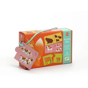 Lernspiel: Puzzle duo: Tierbabys von DJECO