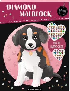 Diamond Malblock: Hund - 100% selbst gemacht - Coppenrath