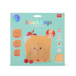 Legami - Wiederverw.  3er-Set Lebensmittel Beutel - Snack Bags - Cookies