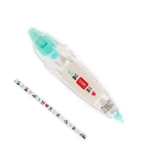 LEGAMI Stift mit Dekoband Panda mit Nachfüllband je 4m