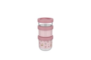Snackbox stapelbar Mepal Mio 3-teilig - Fairy Garden - Little Dutch X MEPAL