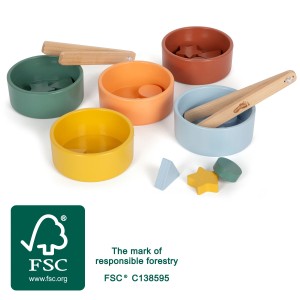 Montessori Sortierspiel mit Zange - small foot