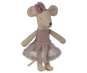 Maileg - Ballerina Maus, Kleine Schwester – Heather