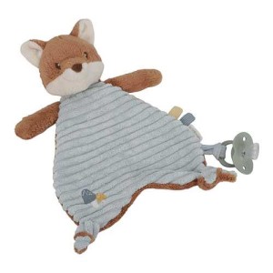 Little Dutch - Schnuffeltuch Baby Fuchs - Blau - Forest Friends