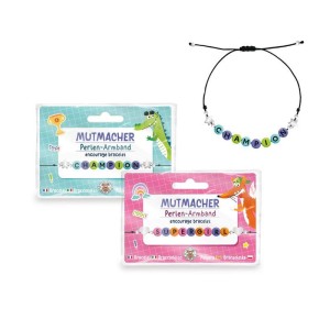 Trendhaus - Perlen-Armband Mutmacher, 2-fach sortiert