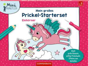 Mein großes Prickel-Starterset: Einhörner (Mini-Künstler)   - Die Spiegelburg   