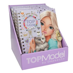 TOPModel Tagebuch mit Schloss und Armband 