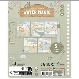 Little Dutch Safari Friends Wassermalbuch – Jim