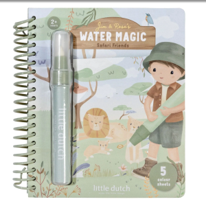 Little Dutch Safari Friends Wassermalbuch – Jim