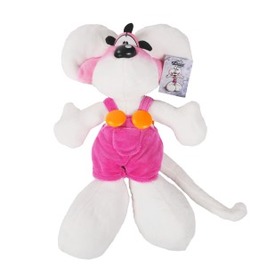 Diddl - Diddl Plüschtier in rosa Latzhose 30 cm 
