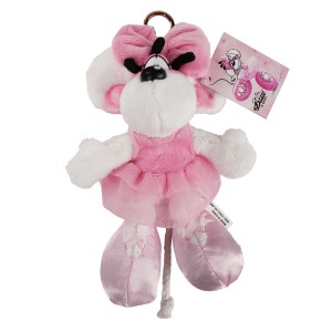 Diddl - Diddlina Plüsch-Schlüsselanhänger – Diddlina im Ballerina-Kleid 15 cm