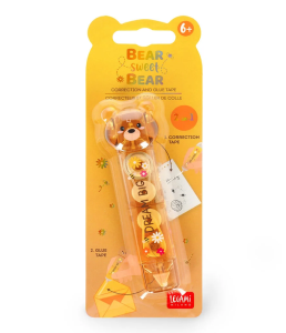 LEGAMI BEAR SWEET BEAR – 2-in-1 Korrekturroller und Kleberoller 