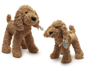 Personalisierter Plüsch Hund  – braun