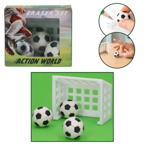 Action World - Fussball Radiergummi Set 