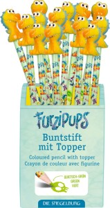 Buntstift mit Topper - Furzipups 