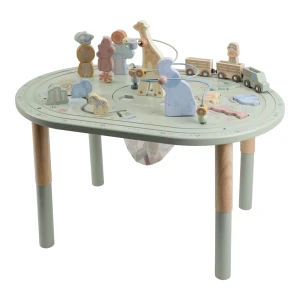 Little Dutch - XL Aktivitätstisch Holz – Safari Friends Grün