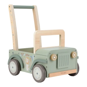 Little Dutch - Schiebewagen Safariauto – Safari Friends Grün