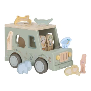 Little Dutch - Formensortierer Safariauto – Safari Friends Grün