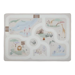 Little Dutch - Autospielteppich – Safari Friends