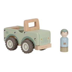 Little Dutch - Safariauto aus Holz – Safari Friends Grün
