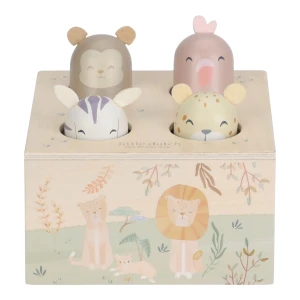 Little Dutch - Holz Pop-up – Safari Friends Grün