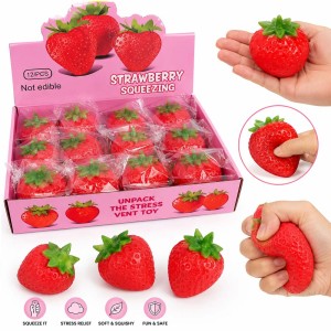 Squishy Erdbeere – Slow Rising Squeeze Toy 
