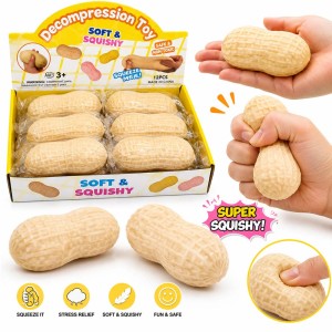 Squishy Peanut Erdnuss – Slow Rising Squeeze Toy 