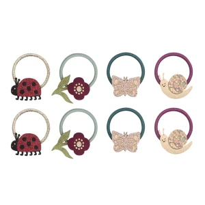 MIMI&LULA Mini-Haargummis mit Winter-Kleintier-Motiven