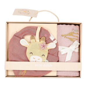 Geschenkbox Giraffe - Rosa -Little Dutch 