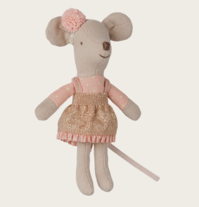 Fahrerin-Maus, kleine Schwester - Maileg