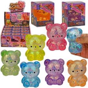 Stretchy Glitzer Bärchen  Fun Trading 