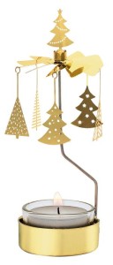 Teelicht-Karussell - Oh Tannenbaum Gold  - Moses 