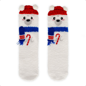 Legami - Rutschfeste Socken - Weihnachten  Polar Bear „It’s a match!“  Gr. 26-34 