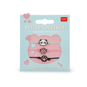 LEGAMI Set aus 3 Armbändern - Panda