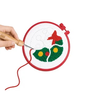Legami DIY-Set für Weihnachtsanhänger - Punch Needle Kit