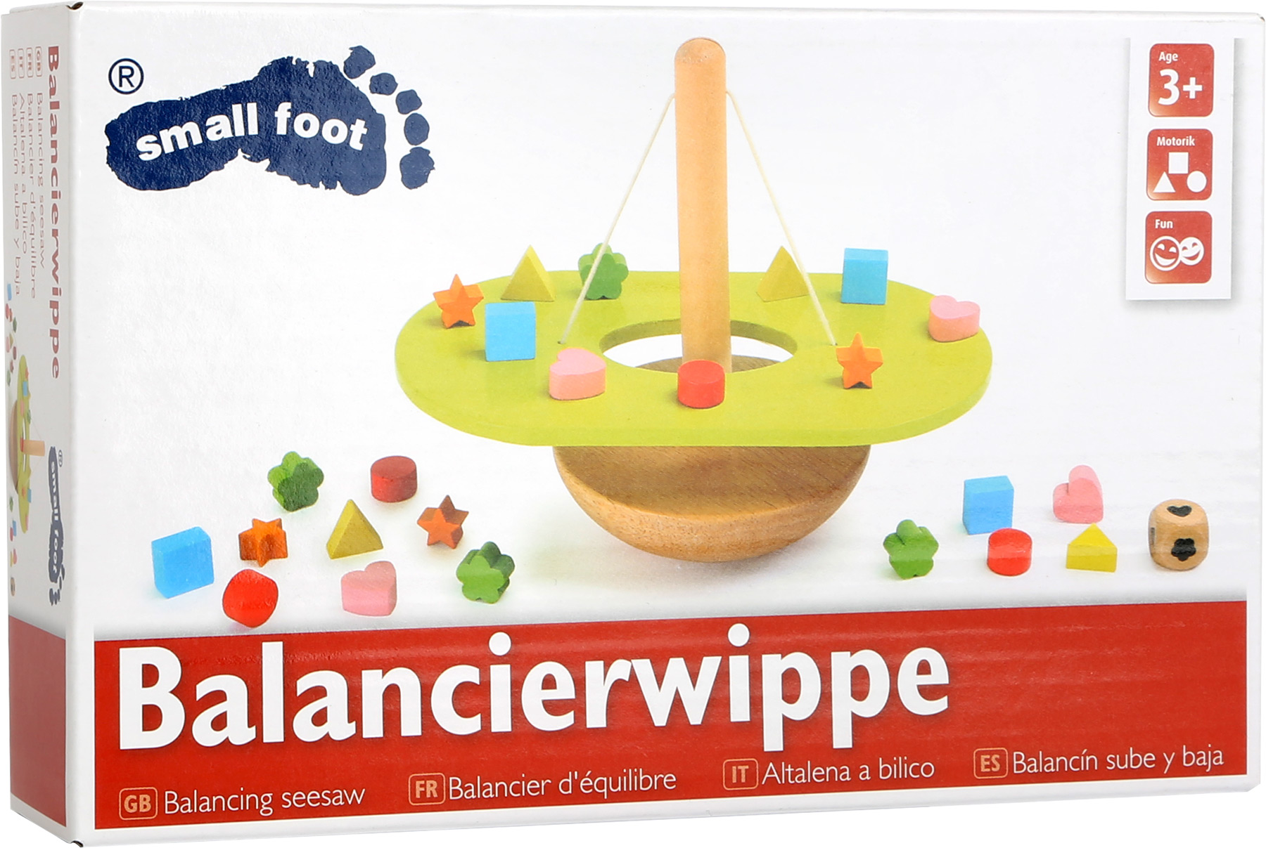 Small Foot Balancierwippe Schaukelpferd – Holzspielzeug Für Kinder, Fördert Konzentration & Geschicklichkeit